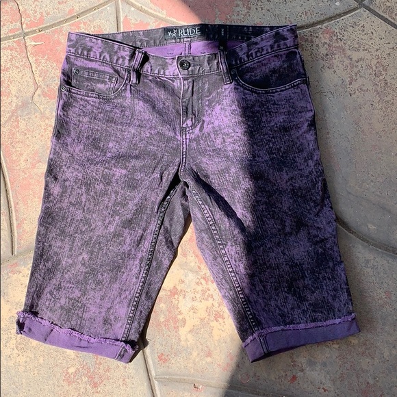rude skinny shorts